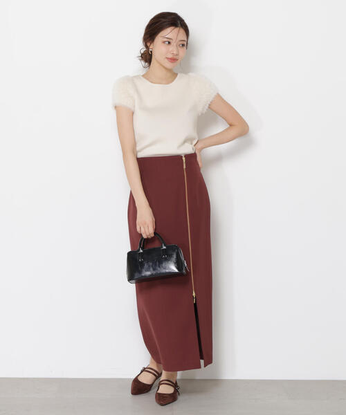 PROPORTION BODY DRESSING（プロポーションボディドレッシング）の「サイドファスナータイトスカート / 1215220802（スカート・レディース・ブラック/ボルドー/ベージュ系その他・SMALL/MEDIUM）」の22枚目の写真