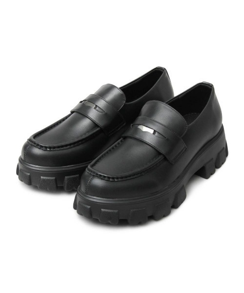 BACKYARD FAMILY(バックヤードファミリー)の「glabella SQUARE TOE DERBY SHOES(ローファー・メンズ・ブラック/ブラック系その他・26cm/25cm/27cm)」の1枚目の写真