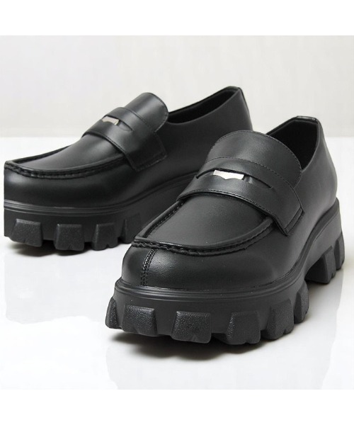 BACKYARD FAMILY(バックヤードファミリー)の「glabella SQUARE TOE DERBY SHOES(ローファー・メンズ・ブラック/ブラック系その他・26cm/25cm/27cm)」の8枚目の写真