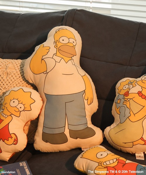 The Simpsons／BAYFLOW】ダイカットクッションM（クッション