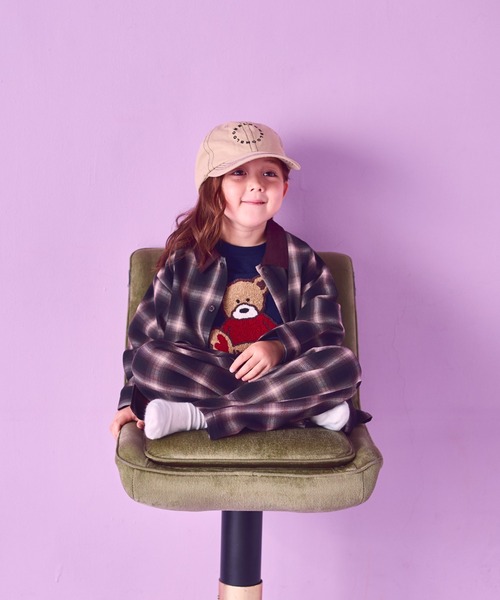 pairmanon(ペアマノン)の「【セットアップ着用可能】ユニセックス オンブレチェックシャツ(シャツ/ブラウス・キッズ・ブラック/ブラウン・90/100/110/120/130/140/150)」の21枚目の写真