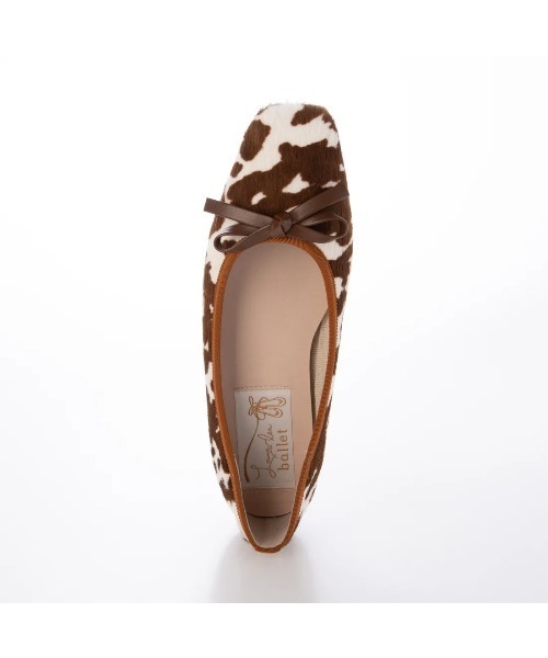 Launa lea ballet（ラウナレア バレエ）の「スクエアトゥバレエシューズ(B7610A)（バレエシューズ・レディース・アニマル/ブラウン系その他・24.5cm/24.0cm/23.0cm/22.5cm/22.0cm/21.5cm/23.5cm/25.5cm/25.0cm/26.0cm）」の8枚目の写真