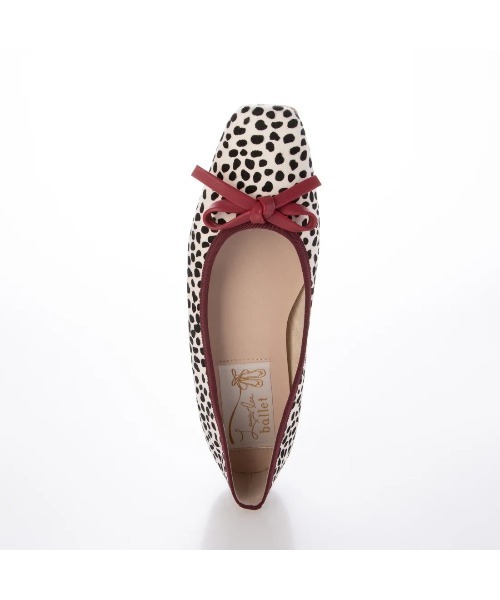 Launa lea ballet（ラウナレア バレエ）の「スクエアトゥバレエシューズ(B7610A)（バレエシューズ・レディース・アニマル/ブラウン系その他・24.5cm/24.0cm/23.0cm/22.5cm/22.0cm/21.5cm/23.5cm/25.5cm/25.0cm/26.0cm）」の18枚目の写真