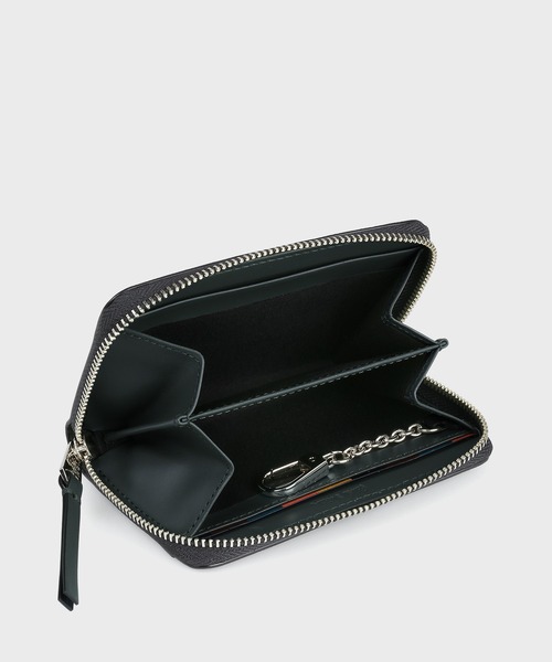 先着1点✨ポールスミス カード＆ケース ブライトストライププラー ブラック ブライトストライププラー SS24 カード＆コインケース / Paul