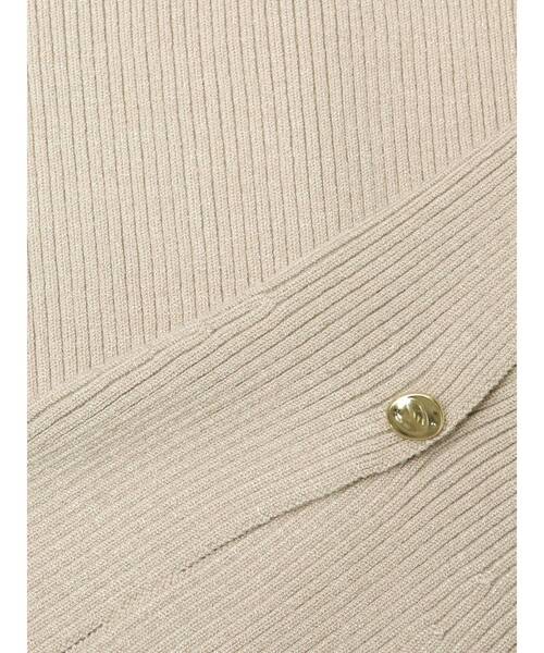 LAGUNAMOON（ラグナムーン）の「スリットフレアスリーブプルオーバー（ニット/セーター・レディース・チャコールグレー/ベージュ/サーモンピンク・FREE）」の7枚目の写真