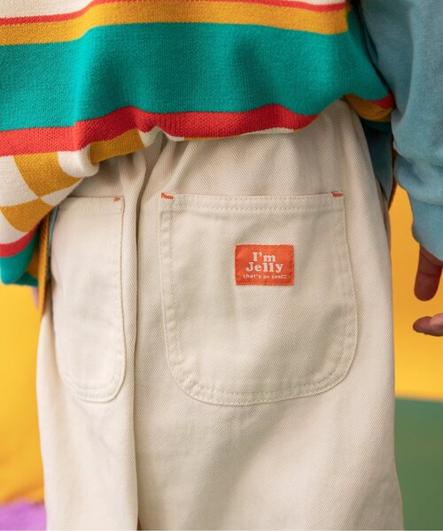 BREEZE（ブリーズ）の「Im Jelly！フラワーパッチタックパンツ（その他パンツ・キッズ・インディゴブルー/アイボリー・80/90/100/110/120/130/140）」の10枚目の写真