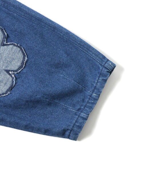 BREEZE（ブリーズ）の「Im Jelly！フラワーパッチタックパンツ（その他パンツ・キッズ・インディゴブルー/アイボリー・80/90/100/110/120/130/140）」の14枚目の写真