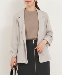 MICO COULIER | ポリワッシャーカルゼテーラードジャケット(テーラードジャケット)