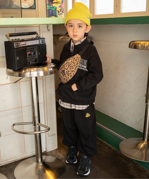 BREEZE(ブリーズ)の「【B NEWJACK・セットアップ可】カットソーパンツ_ジュニア対応(スウェットパンツ・キッズ・ブラック/レインボー/アイボリー/ブルー/グリーン/オレンジ・90/100/110/120/130/140/150/160)」の9枚目の写真