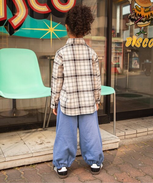 BREEZE(ブリーズ)の「【B NEWJACK・セットアップ可】カットソーパンツ_ジュニア対応(スウェットパンツ・キッズ・ブラック/レインボー/アイボリー/ブルー/グリーン/オレンジ・90/100/110/120/130/140/150/160)」の14枚目の写真