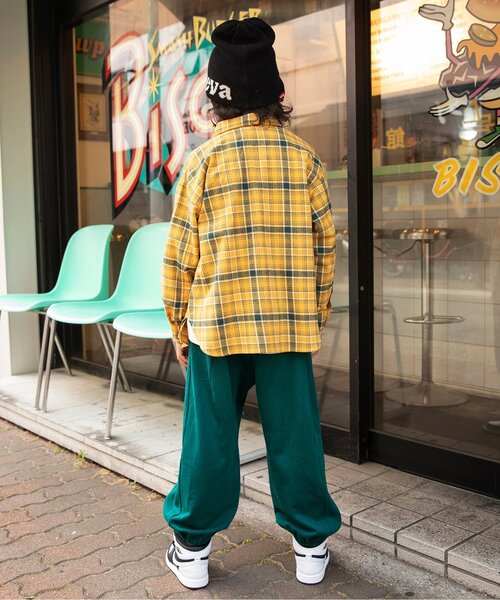 BREEZE(ブリーズ)の「【B NEWJACK・セットアップ可】カットソーパンツ_ジュニア対応(スウェットパンツ・キッズ・ブラック/レインボー/アイボリー/ブルー/グリーン/オレンジ・90/100/110/120/130/140/150/160)」の16枚目の写真