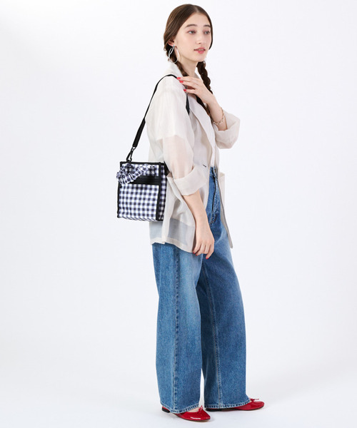 LeSportsac(レスポートサック)の「GH MINI N/S TOTE クラシカルギンガム(ショルダーバッグ・レディース・ブラック・FREE)」の3枚目の写真