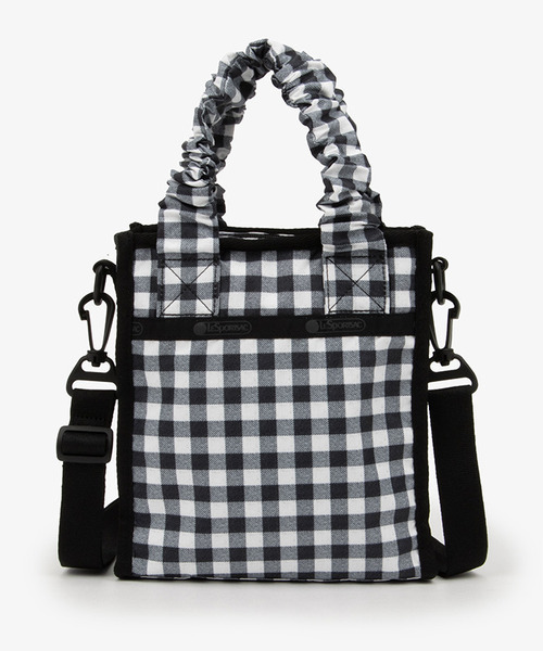 LeSportsac(レスポートサック)の「GH MINI N/S TOTE クラシカルギンガム(ショルダーバッグ・レディース・ブラック・FREE)」の6枚目の写真