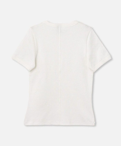 allureville(アルアバイル)の「【FLORE FLORE(フローレフローレ)】 CAR TEE(Tシャツ/カットソー・レディース・ホワイト/グレイッシュベージュ/レッド/ダークブラウン・1)」の5枚目の写真