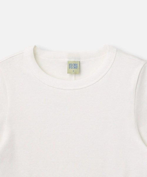 allureville(アルアバイル)の「【FLORE FLORE(フローレフローレ)】 CAR TEE(Tシャツ/カットソー・レディース・ホワイト/グレイッシュベージュ/レッド/ダークブラウン・1)」の6枚目の写真