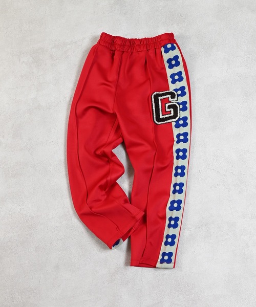 MARKEY'S（マーキーズ）の「サガラワッペントラックパンツ（スウェットパンツ・キッズ・パープル/グリーン/レッド/オフホワイト・120/110/100/90/150/140/130）」の13枚目の写真