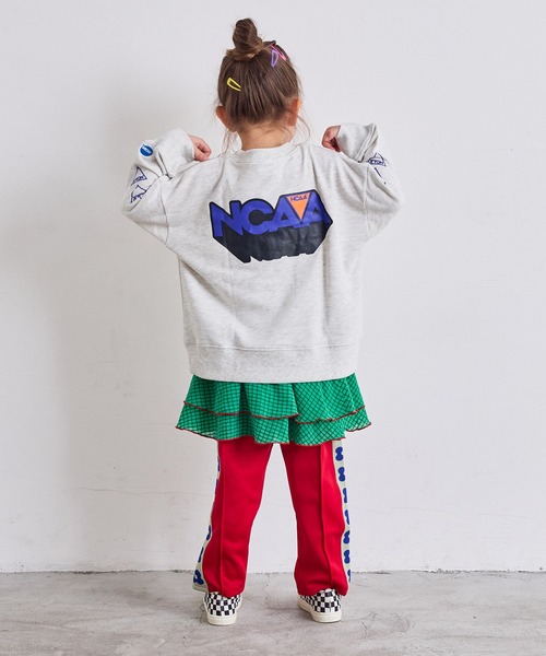 MARKEY'S（マーキーズ）の「サガラワッペントラックパンツ（スウェットパンツ・キッズ・パープル/グリーン/レッド/オフホワイト・120/110/100/90/150/140/130）」の17枚目の写真