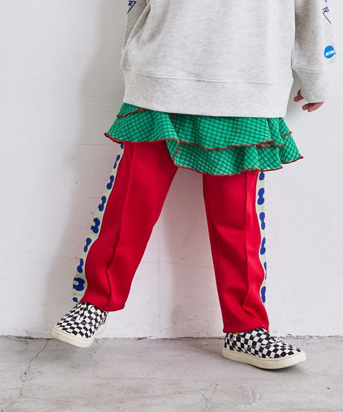 MARKEY'S（マーキーズ）の「サガラワッペントラックパンツ（スウェットパンツ・キッズ・パープル/グリーン/レッド/オフホワイト・120/110/100/90/150/140/130）」の14枚目の写真