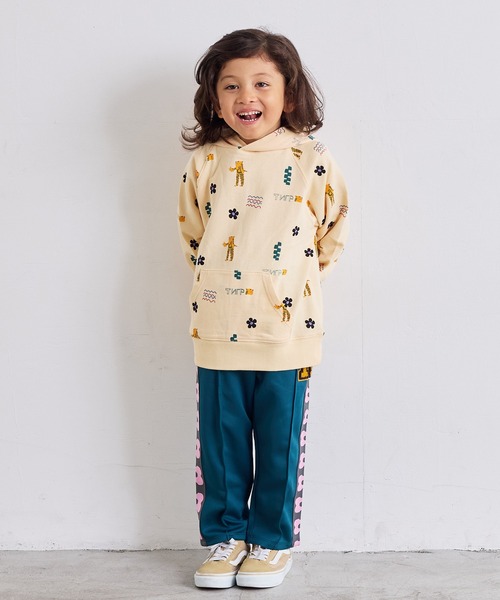 MARKEY'S（マーキーズ）の「サガラワッペントラックパンツ（スウェットパンツ・キッズ・パープル/グリーン/レッド/オフホワイト・120/110/100/90/150/140/130）」の7枚目の写真