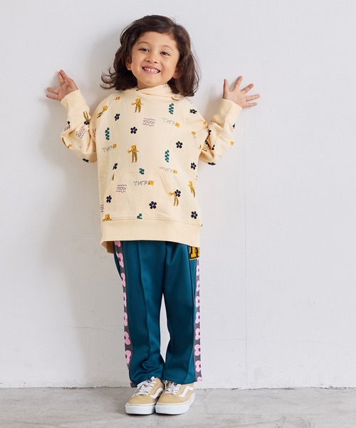 MARKEY'S（マーキーズ）の「サガラワッペントラックパンツ（スウェットパンツ・キッズ・パープル/グリーン/レッド/オフホワイト・120/110/100/90/150/140/130）」の8枚目の写真