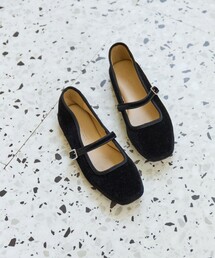 FREAK'S STORE（フリークスストア）の「限定展開　ベロア スクエア パンプス（パンプス）」