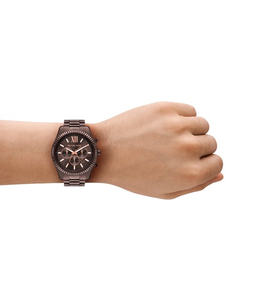 MICHAEL KORS(マイケルコース)の「マイケル・コース 腕時計 メンズ アナログ ステンレス MK9224(アナログ腕時計・メンズ・ブラウン・FREE)」の2枚目の写真