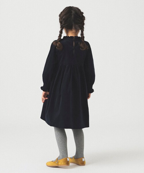 B:MING by BEAMS(ビーミングバイビームス)の「コーデュロイ シャーリング ワンピース 2025FW(100~140cm)(ワンピース・キッズ・ブラウン/ネイビー・120/110/140/100/130)」の12枚目の写真