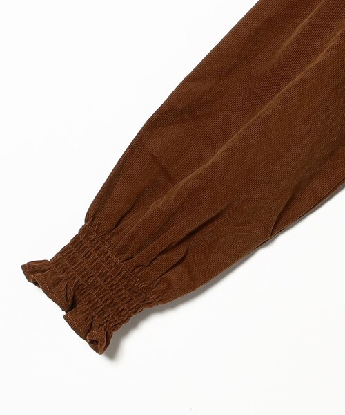 B:MING by BEAMS(ビーミングバイビームス)の「コーデュロイ シャーリング ワンピース 2025FW(100~140cm)(ワンピース・キッズ・ブラウン/ネイビー・120/110/140/100/130)」の15枚目の写真