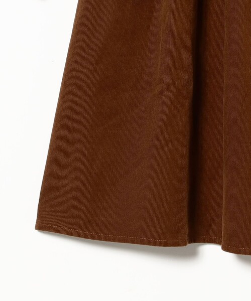 B:MING by BEAMS(ビーミングバイビームス)の「コーデュロイ シャーリング ワンピース 2025FW(100~140cm)(ワンピース・キッズ・ブラウン/ネイビー・120/110/140/100/130)」の16枚目の写真