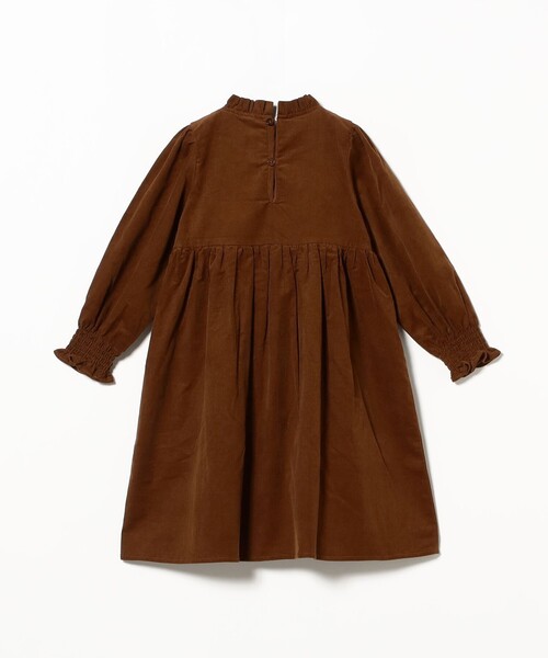 B:MING by BEAMS(ビーミングバイビームス)の「コーデュロイ シャーリング ワンピース 2025FW(100~140cm)(ワンピース・キッズ・ブラウン/ネイビー・120/110/140/100/130)」の17枚目の写真