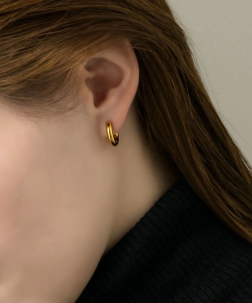 muku(ムク)の「PIERCE/MINI HOOP(ピアス(両耳用)・レディース・シルバー/ゴールド/シャンパン・FREE)」の9枚目の写真