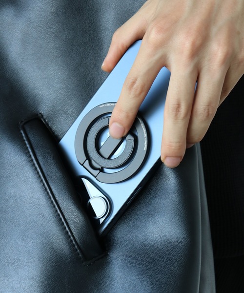 AAUXX（オークス）の「＜AAUXX＞ IRING MAG /アイリング マグ S1（スマホグッズ・メンズ・ブラック/ホワイト・ONE SIZE）」の5枚目の写真