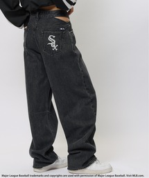 MLB（メジャーリーグベースボール）の「【MLB】ウエストカットカーブデニム（デニムパンツ）」