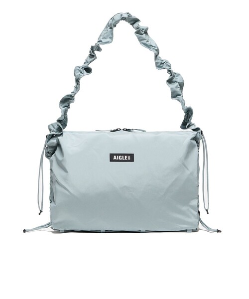 AIGLE（エーグル）の「撥水 リボンシャーリング パッカブル 2wayショルダーバッグ（ショルダーバッグ・レディース・アイボリー/ブルーグレー/ブラック・FREE）」の3枚目の写真