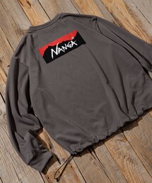 NANGA(ナンガ)のNANGA/ナンガ 別注 neo-PRO スピンドル バックプリント ロングスリーブTシャツ/日本製/遮熱/UVカット/吸水速乾/リラックスフィット(Tシャツ/カットソー)