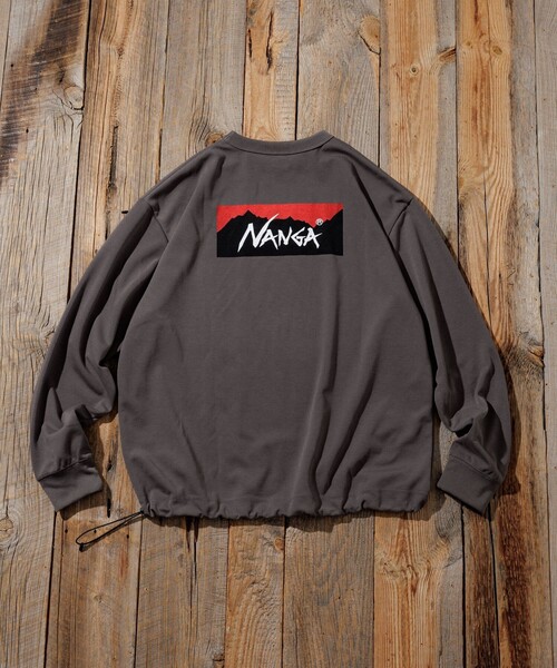 新品　ナンガ　フリークスストア別注　neo-PRO スピンドル ロンT XL セール】NANGA/ナンガ 別注 neo-PRO スピンドル ワンポイント