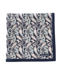 Paul Stuart（ポールスチュアート）の「ペイズリー柄プリントハンカチ（ハンカチ/ハンドタオル）」