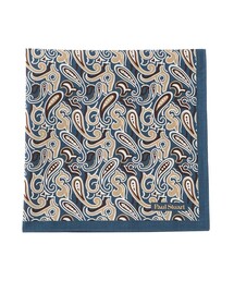 Paul Stuart（ポールスチュアート）の「ペイズリー柄プリントハンカチ（ハンカチ/ハンドタオル）」