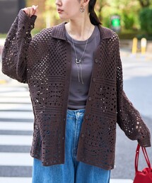 KENZO♣︎フラワー柄ボレロカーディガン（お花モチーフ） BOKE FLOWER CLASSIC CARDIGAN | KENZO(ケンゾー) / トップス
