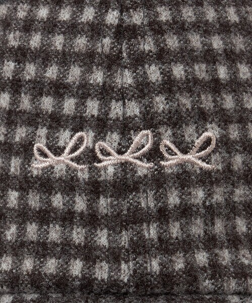 green label relaxing（グリーンレーベルリラクシング）の「ギンガム リボン キャップ / キッズ（キャップ・キッズ・ブラック/ブラウン系/ベージュ・FREE）」の14枚目の写真