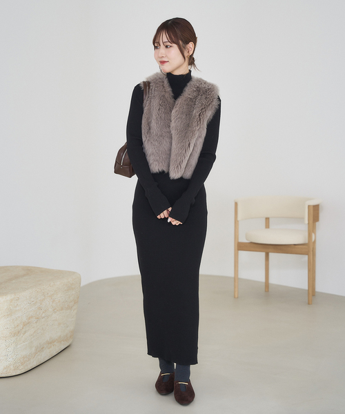 LE TALON（ルタロン）の「フロントメタルバブーシュ（バレエシューズ・レディース・アイボリー/ブラウン/ブラック系その他・22.5cm/22cm/23.5cm/25cm/24cm/24.5cm/23cm）」の17枚目の写真