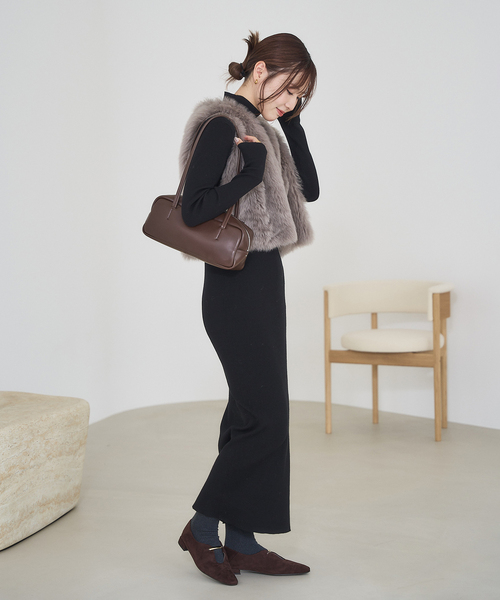 LE TALON（ルタロン）の「フロントメタルバブーシュ（バレエシューズ・レディース・アイボリー/ブラウン/ブラック系その他・22.5cm/22cm/23.5cm/25cm/24cm/24.5cm/23cm）」の18枚目の写真