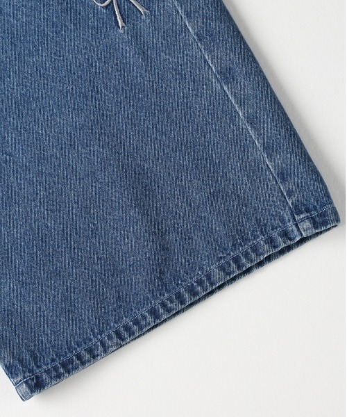 Right-on(ライトオン)の「VIVIAN BLUE(ヴィヴィアンブルー)【キッズ】サイドリボン刺繍ワイドパンツ(デニムパンツ・キッズ・ブラック/ダークインディゴブルー・130/140/150/160)」の9枚目の写真