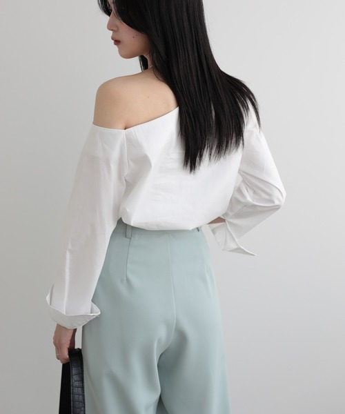 room306グレー オフショルダー 長袖トップス　新品未使用 room306 CONTEMPORARY / 全商品