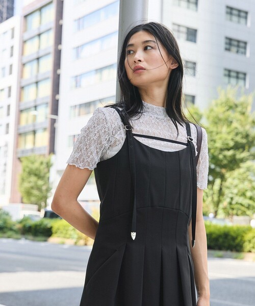 セール】シェイプタックキャミワンピース｜ウォッシャブル