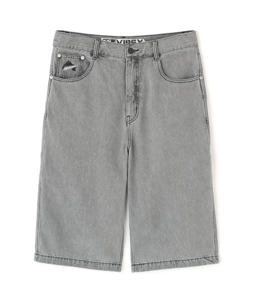 AVIREX（アヴィレックス）の「《直営店限定》VARSITY PAINTER SHORTS / バーシティ ペインターショーツ / AVIREX / アヴィレックス（デニムパンツ・メンズ・ライトインディゴブルー/ブラック・MEDIUM/LARGE/X-LARGE/XX-LARGE）」の7枚目の写真