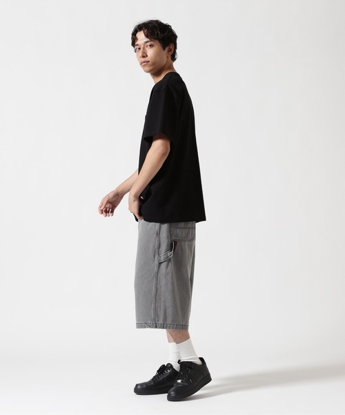 AVIREX（アヴィレックス）の「《直営店限定》VARSITY PAINTER SHORTS / バーシティ ペインターショーツ / AVIREX / アヴィレックス（デニムパンツ・メンズ・ライトインディゴブルー/ブラック・MEDIUM/LARGE/X-LARGE/XX-LARGE）」の6枚目の写真