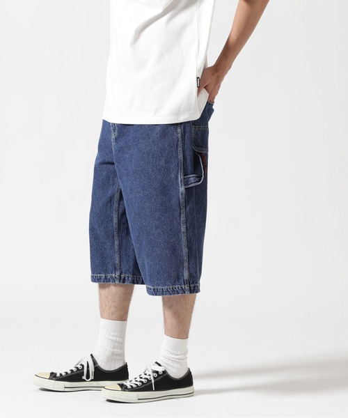 AVIREX（アヴィレックス）の「《直営店限定》VARSITY PAINTER SHORTS / バーシティ ペインターショーツ / AVIREX / アヴィレックス（デニムパンツ・メンズ・ライトインディゴブルー/ブラック・MEDIUM/LARGE/X-LARGE/XX-LARGE）」の10枚目の写真