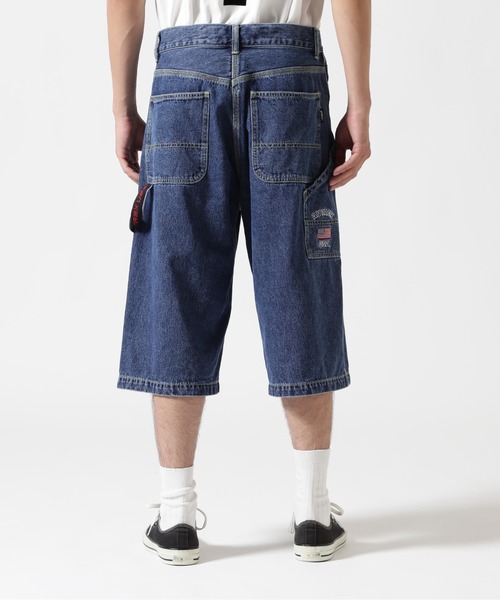 AVIREX（アヴィレックス）の「《直営店限定》VARSITY PAINTER SHORTS / バーシティ ペインターショーツ / AVIREX / アヴィレックス（デニムパンツ・メンズ・ライトインディゴブルー/ブラック・MEDIUM/LARGE/X-LARGE/XX-LARGE）」の15枚目の写真