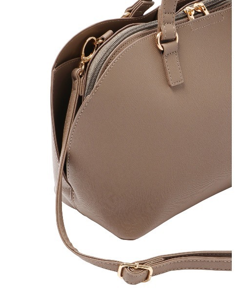 SUIT SQUARE（スーツスクエア）の「ハンドバッグ 型押しフェイクレザー サブバッグ付き（ハンドバッグ・レディース・ブラウン系/ブラック系・F）」の14枚目の写真